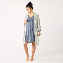 Maternity Sonoma Goods For Life® Nursing Nightgown & Robe Set