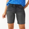 Women's Sonoma Goods For Life® High-Waist 9" Bermuda Jean Shorts