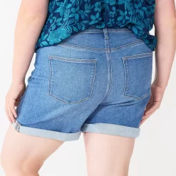 Plus Size Sonoma Goods For Life® Highrise Curvy Denim Shorts -Sonoma Goods For Life® Shop 5515737 ALT