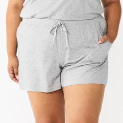 Plus Size Sonoma Goods For Life® Essential Pajama Shorts