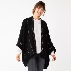 Women's Sonoma Goods For Life® Open Knit Kimono