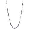 Sonoma Goods For Life® Silver Tone Blue Beaded Long Necklace