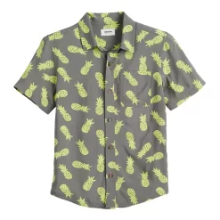 Boys 8-20 Sonoma Goods For Life® Printed Button-Up Shirt