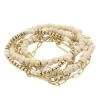 Sonoma Goods For Life® Gold Tone Multi Chain & Neutral Beads 5-piece Bracelet Set