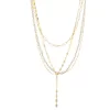 Sonoma Goods For Life® Gold Tone Beaded Multi-Strand Y-Necklace